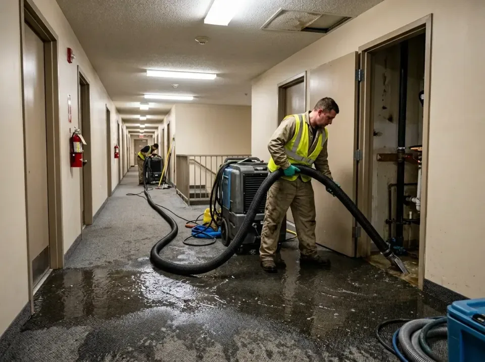 multi-unit-apartment-hallway-f-005 — frequently asked questions, Emergency Burst Pipe Water Extraction & Removal in Wauna, WA